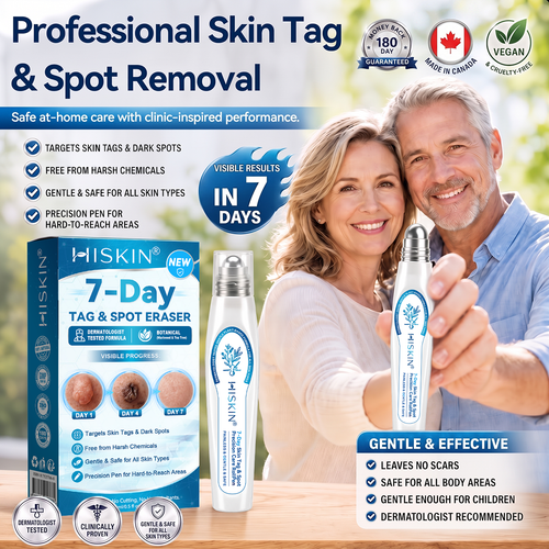 𝐇𝐈𝐒𝐊𝐈𝐍®👩‍⚕️ 𝟕-𝐃𝒂𝘆 𝐒𝗸𝐢𝐧 𝐓𝒂𝗴 & 𝐒𝐩𝙤𝐭 𝐄𝐫𝒂𝐬𝙚𝐫 Painless & Scar-Free Advanced Imperfection Removal Rollerball Pen✨✨